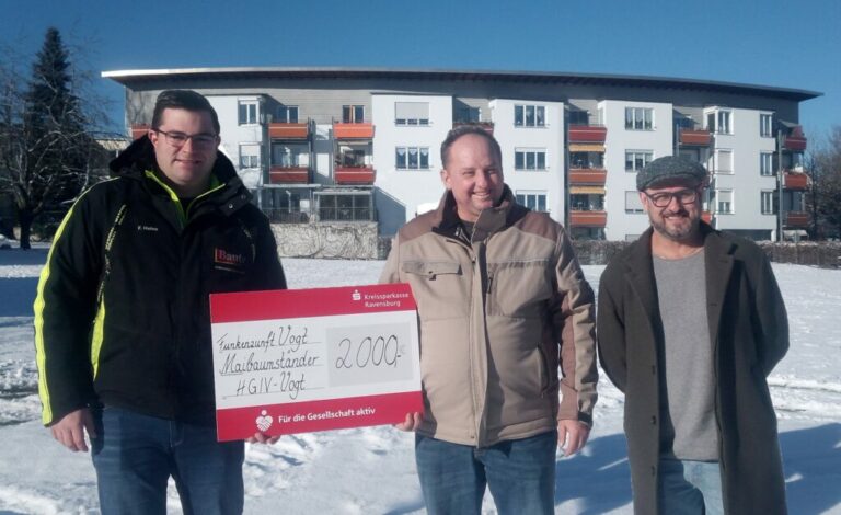 Spendenübergabe des HGIV an die Funkenzunft