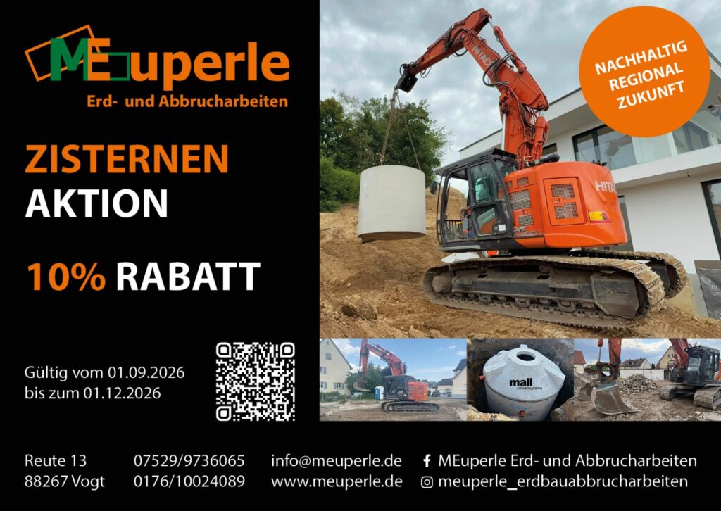 Bild zu 10 % Zisternenrabatt zur Gewerbeschau auf die Verkaufspreisliste