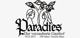 Logo von Gasthof Paradies mit 3*** Hotel