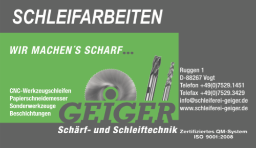 Logo von Werkzeugschleiferei Geiger GmbH